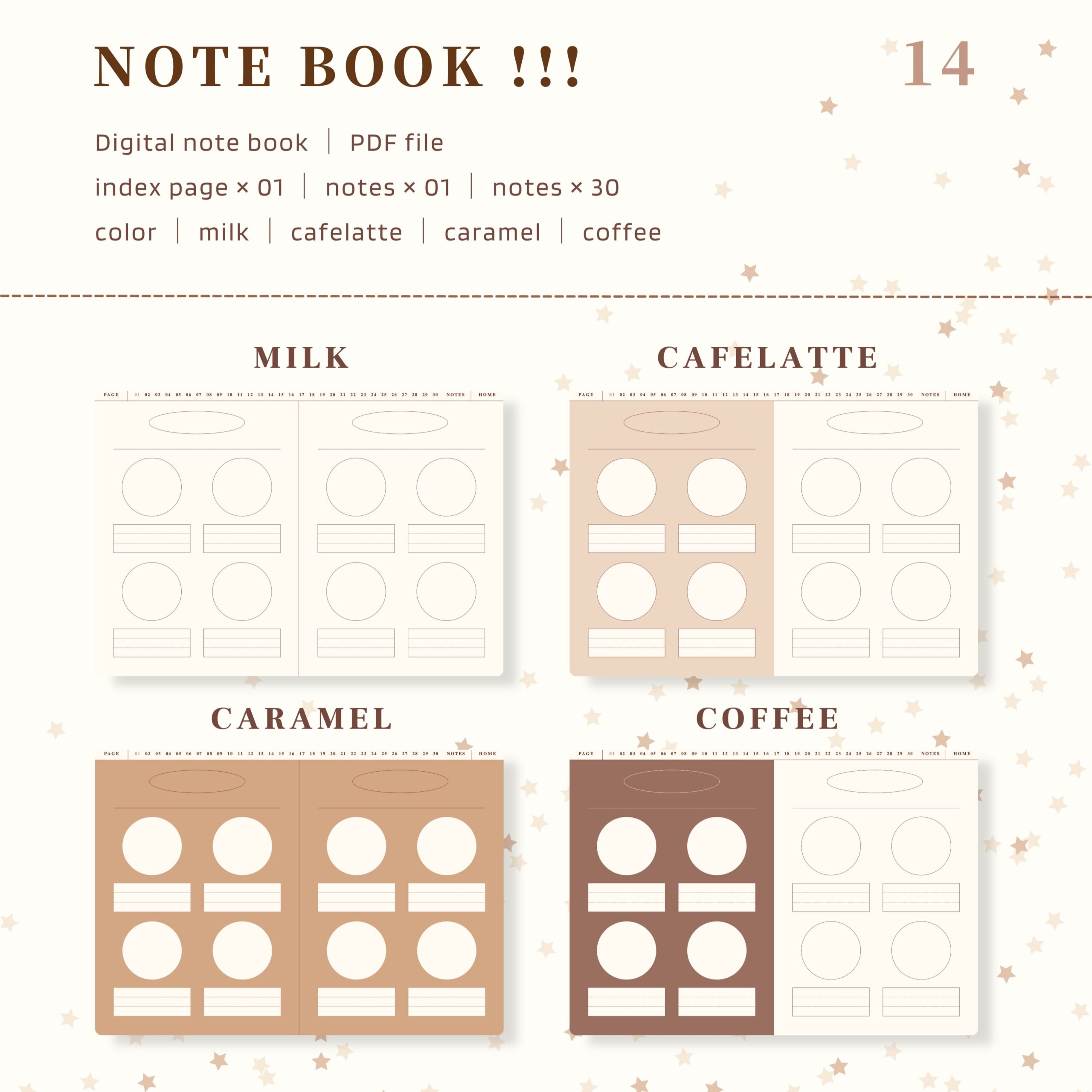 保護中: Notebook|No.14-横向き